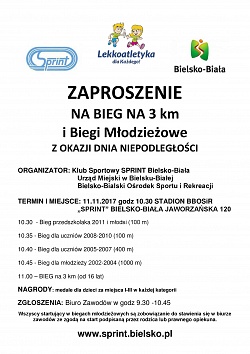 11.11.2017 Bielski Bieg Niepodległości